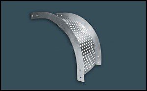 90° perforated vertical outside bend