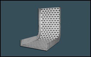 90° perforated vertical inside bend