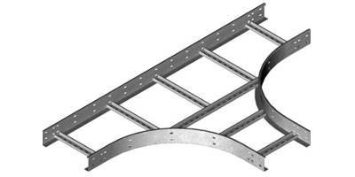 Ladder tray tee