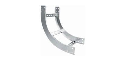 Ladder tray vertical inner bend