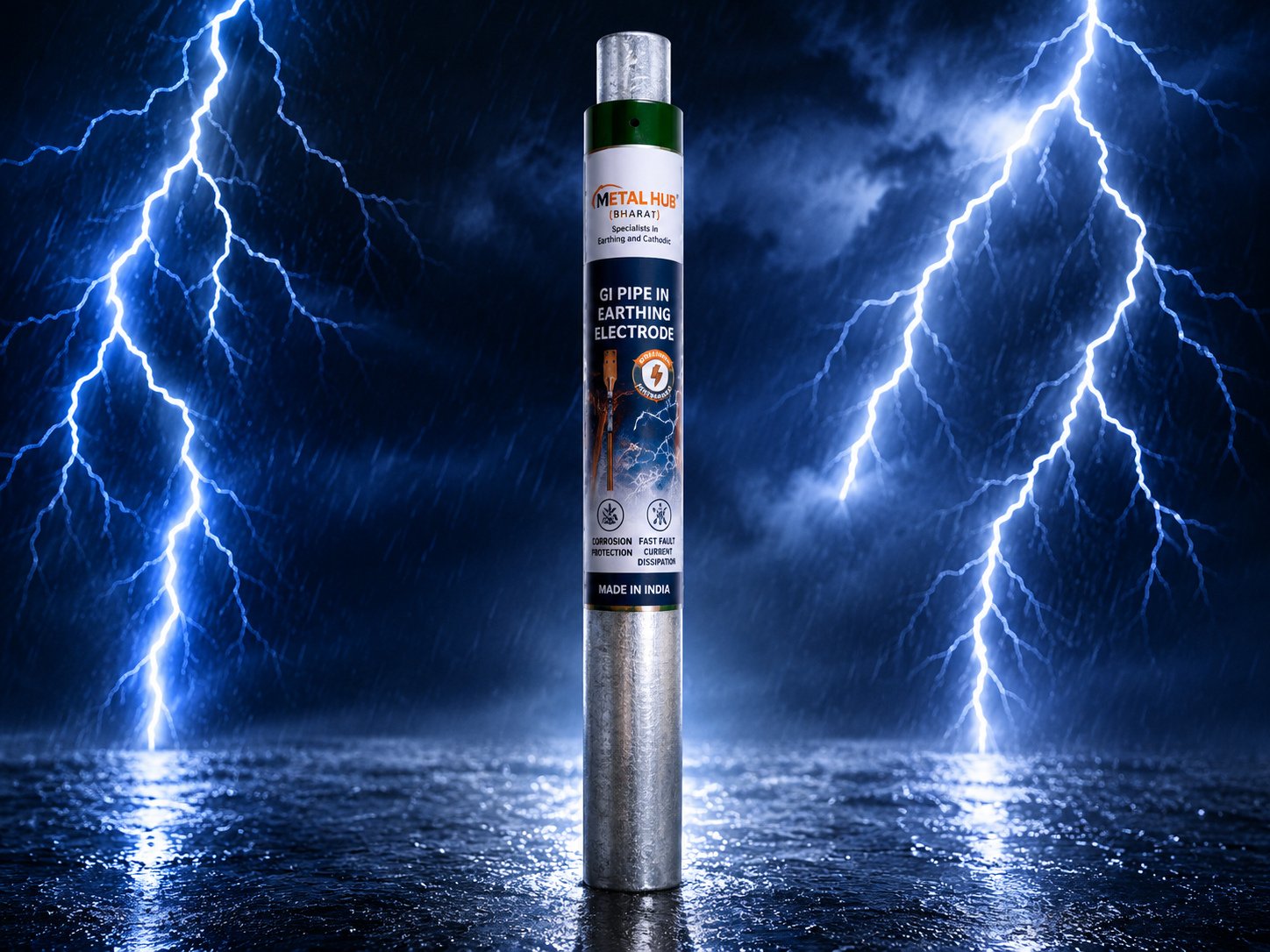 GI Pipe Earthing Electrode